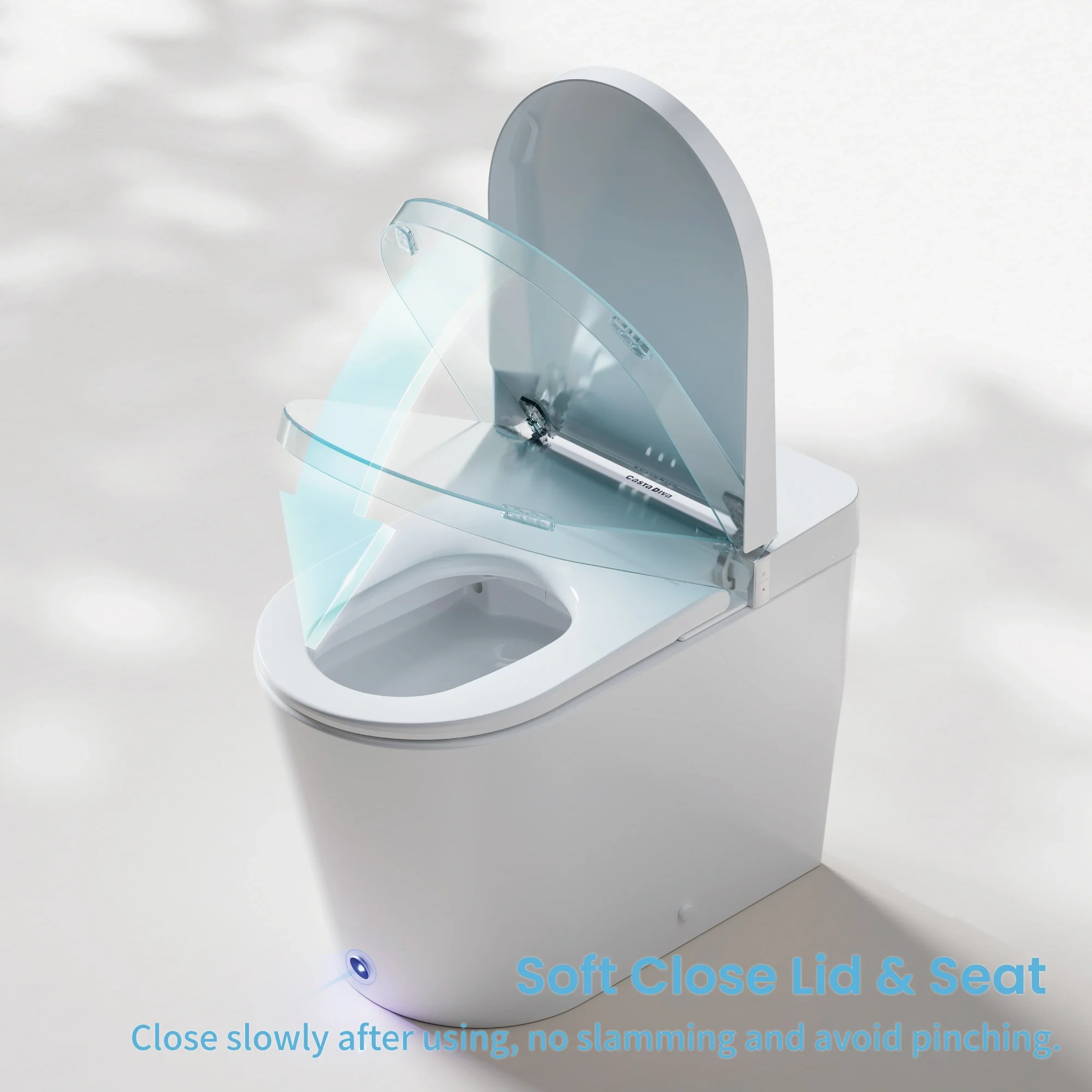 CASTA DIVA CD-K020 – Smart Toilet with Wider Seat, Heated Seat & Foot Sensor - Image 9