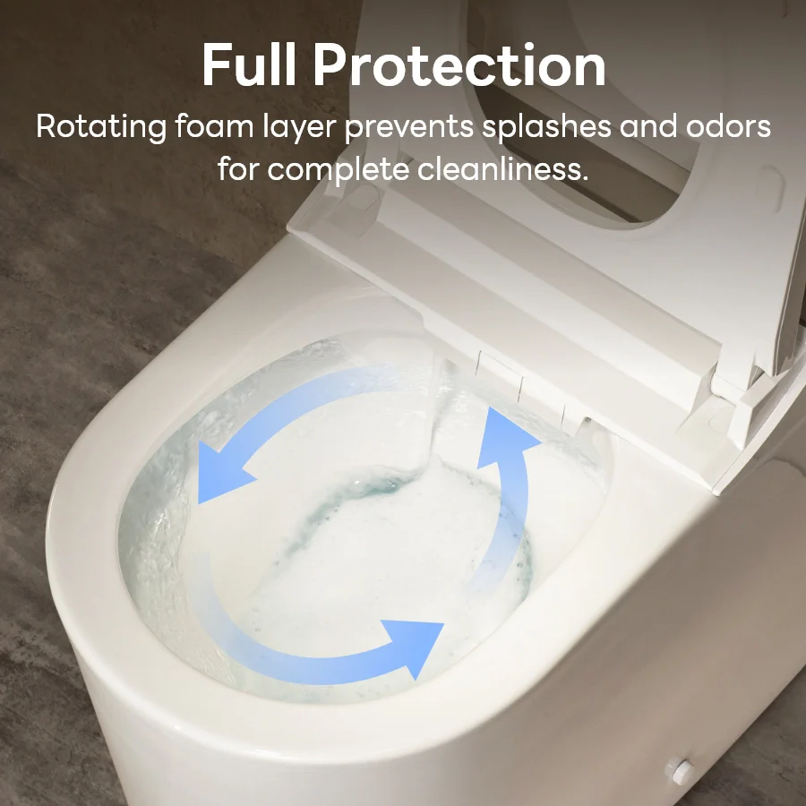 CASTA DIVA CD-K050Max – Adaptive Heated Seat, Auto Open/Close, Foam Shield & Nano Waterway Sterilization - Image 6