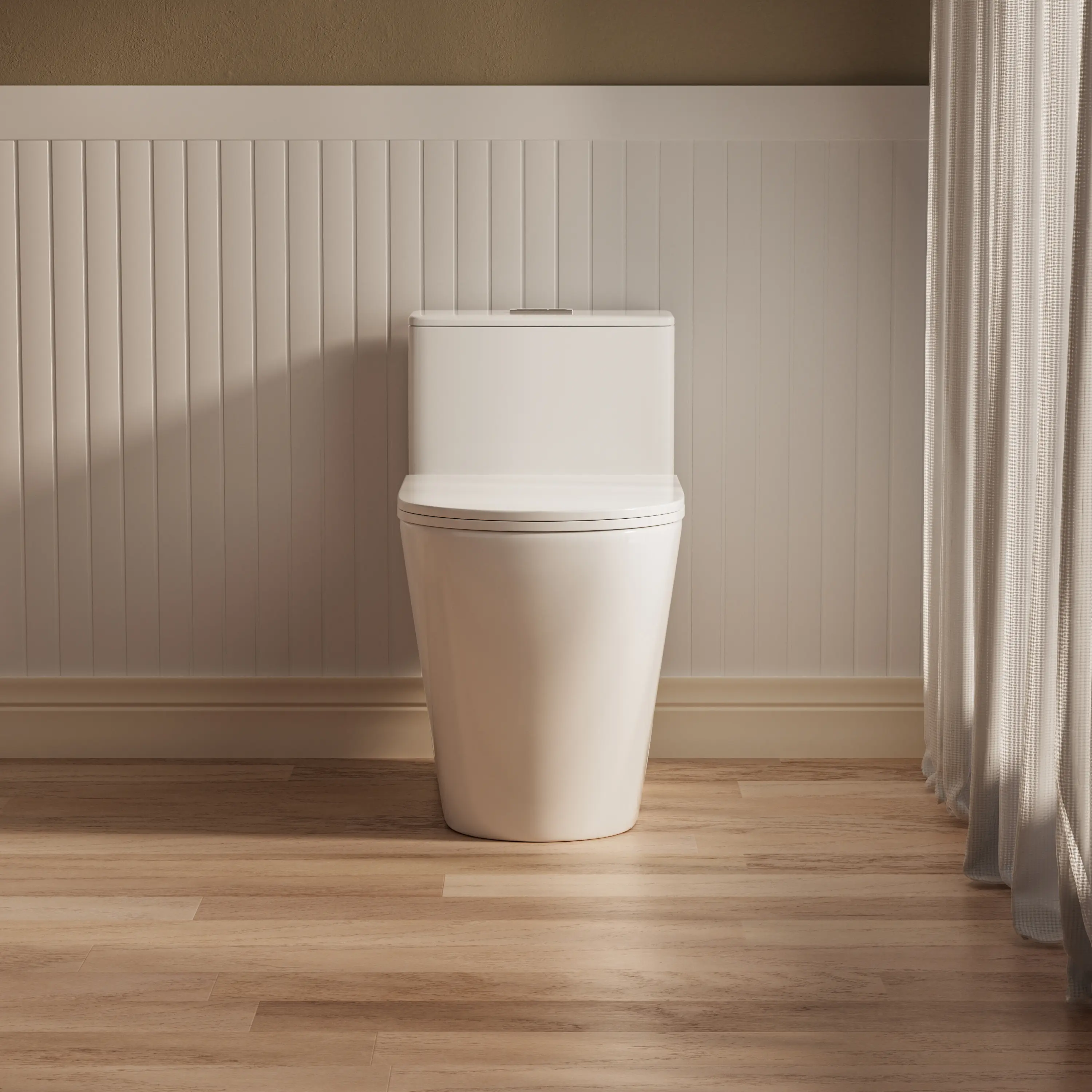 CASTA DIVA CD-T005 – ADA-Compliant One-Piece Elongated Toilet with Dual Flush 1.0/1.6 GPF, 12'' Rough-in, White - Image 3