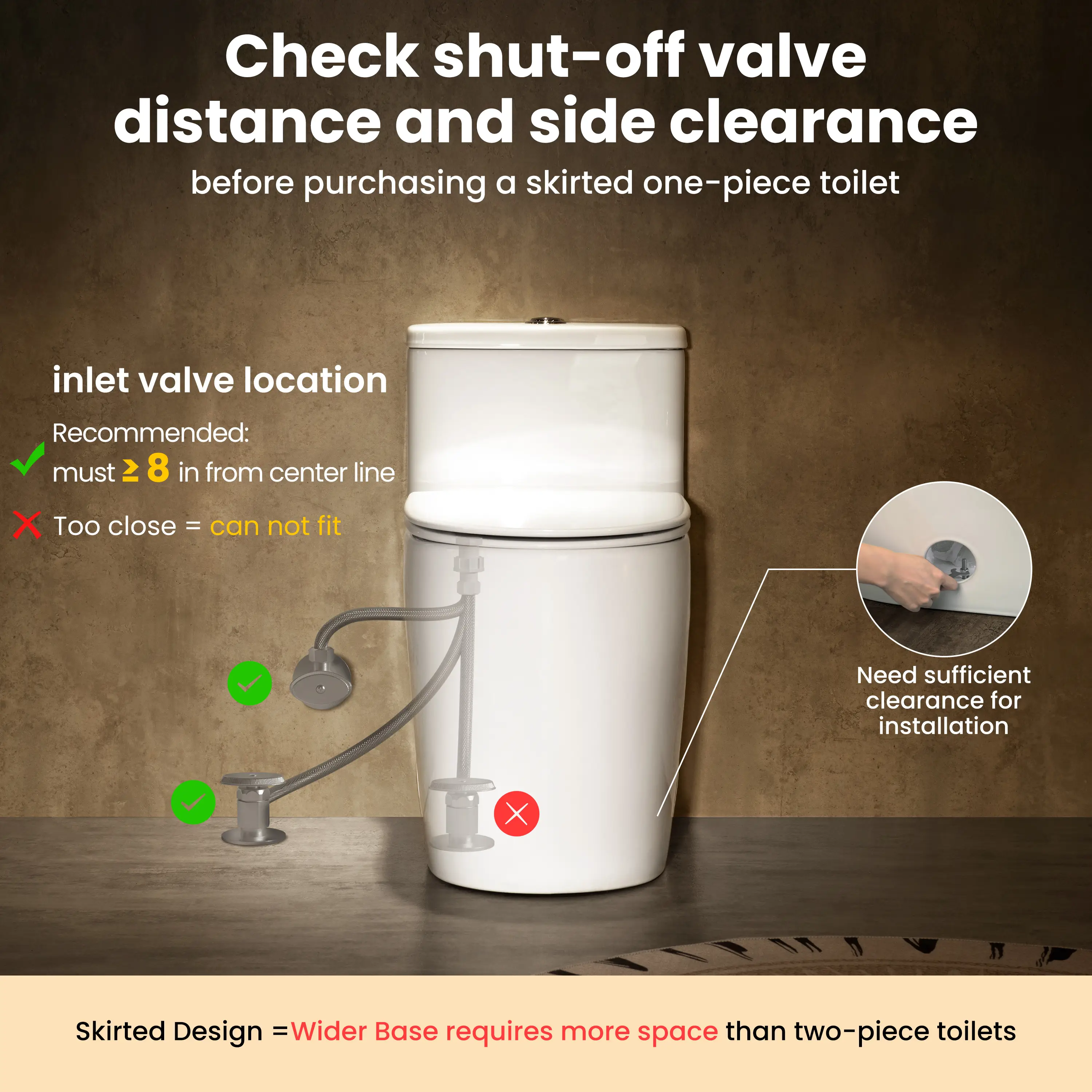CASTA DIVA CD-T006 – One-Piece Elongated Toilet with ADA-Compliant, Dual Flush High Efficiency 1.0/1.28 GPF & MAP 1000g, 12'' Rough-in, White - Image 8