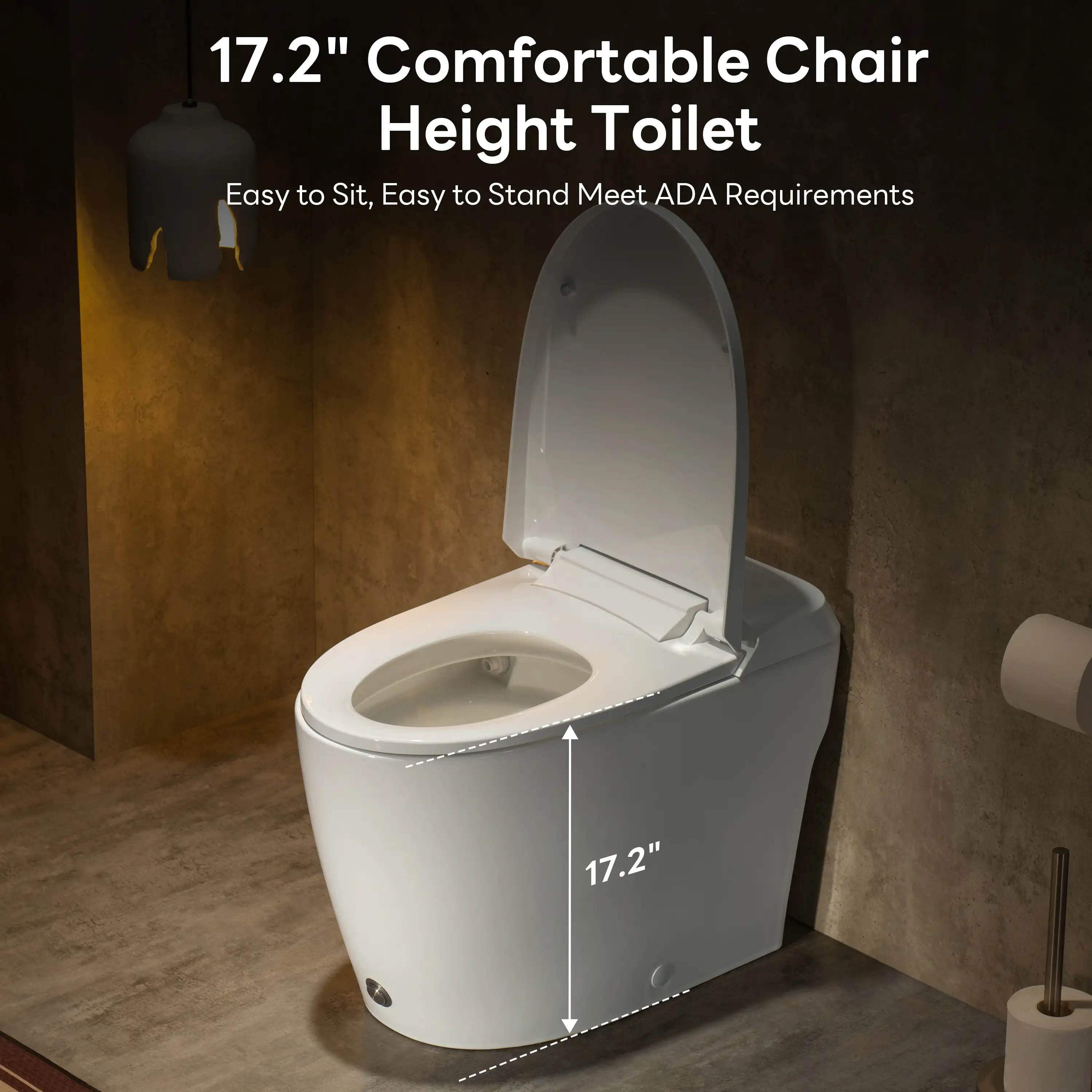 CASTA DIVA CD-W001 – One-Piece ADA Non-Electric Toilet with Air-Assisted Flush & Seamless Design - Image 8