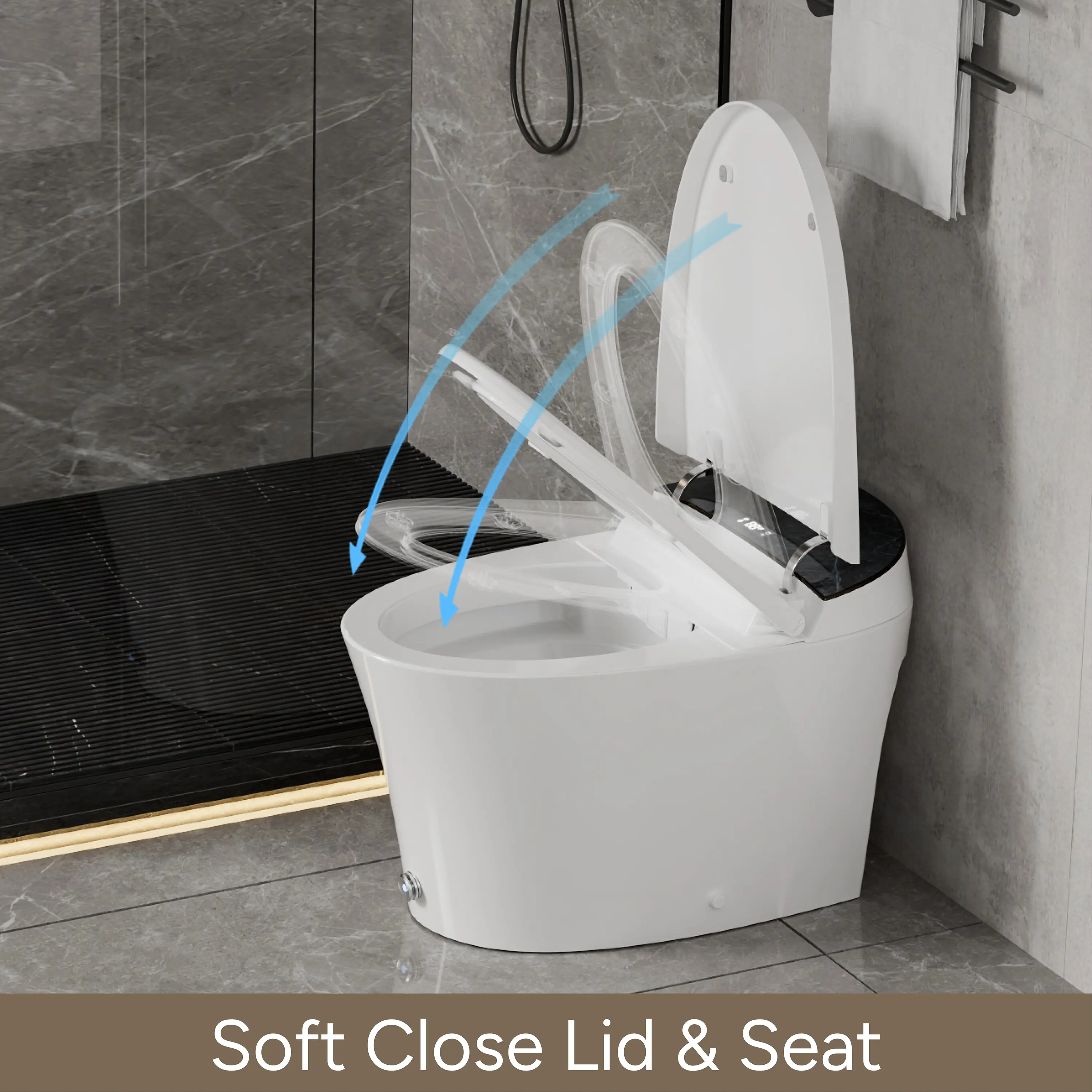 CASTA DIVA CD-Y010 – Smart Toilet with Heated Seat, Auto Flush & Foot Sensor - Image 14