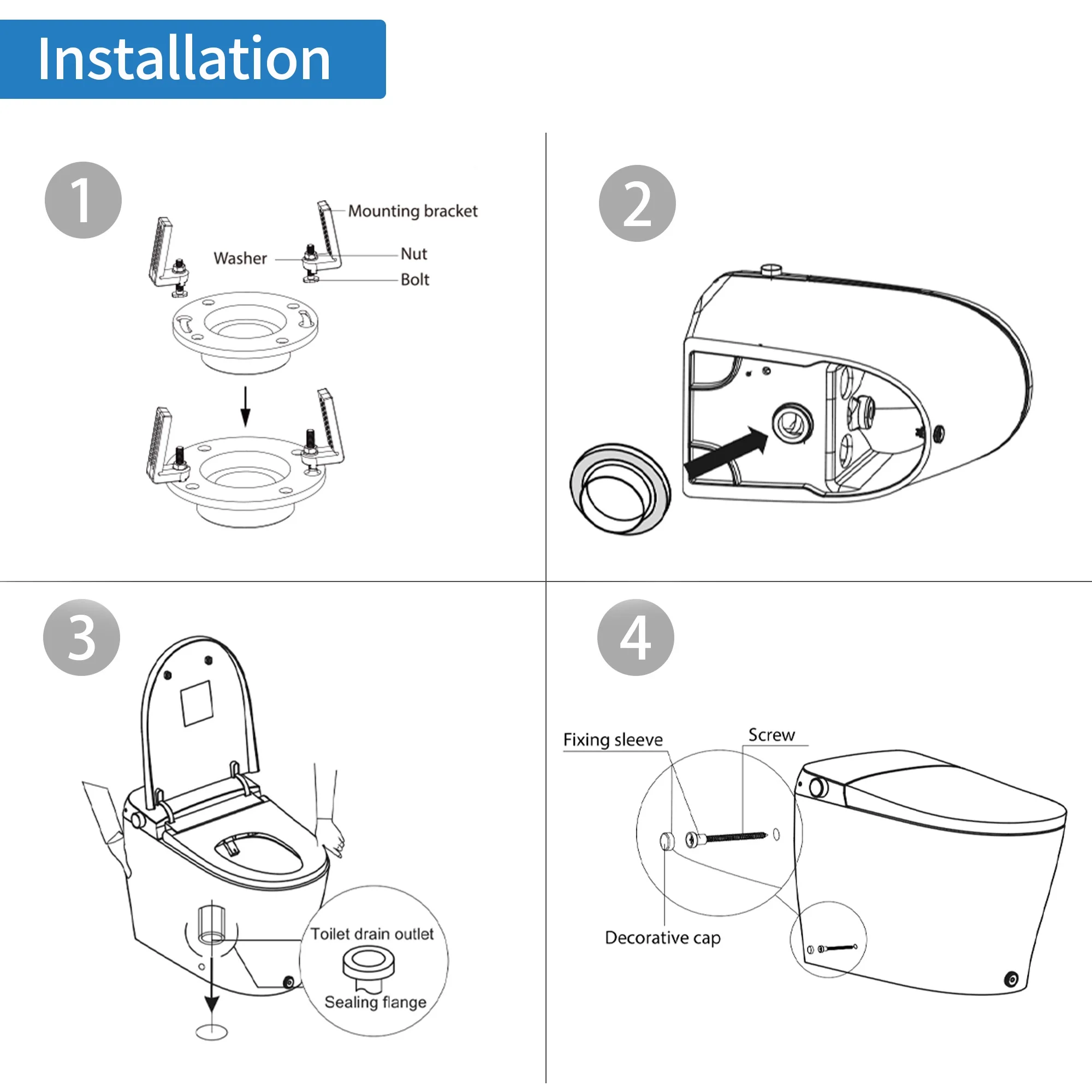 CASTA DIVA CD-Y010 – Smart Toilet with Heated Seat, Auto Flush & Foot Sensor - Image 17