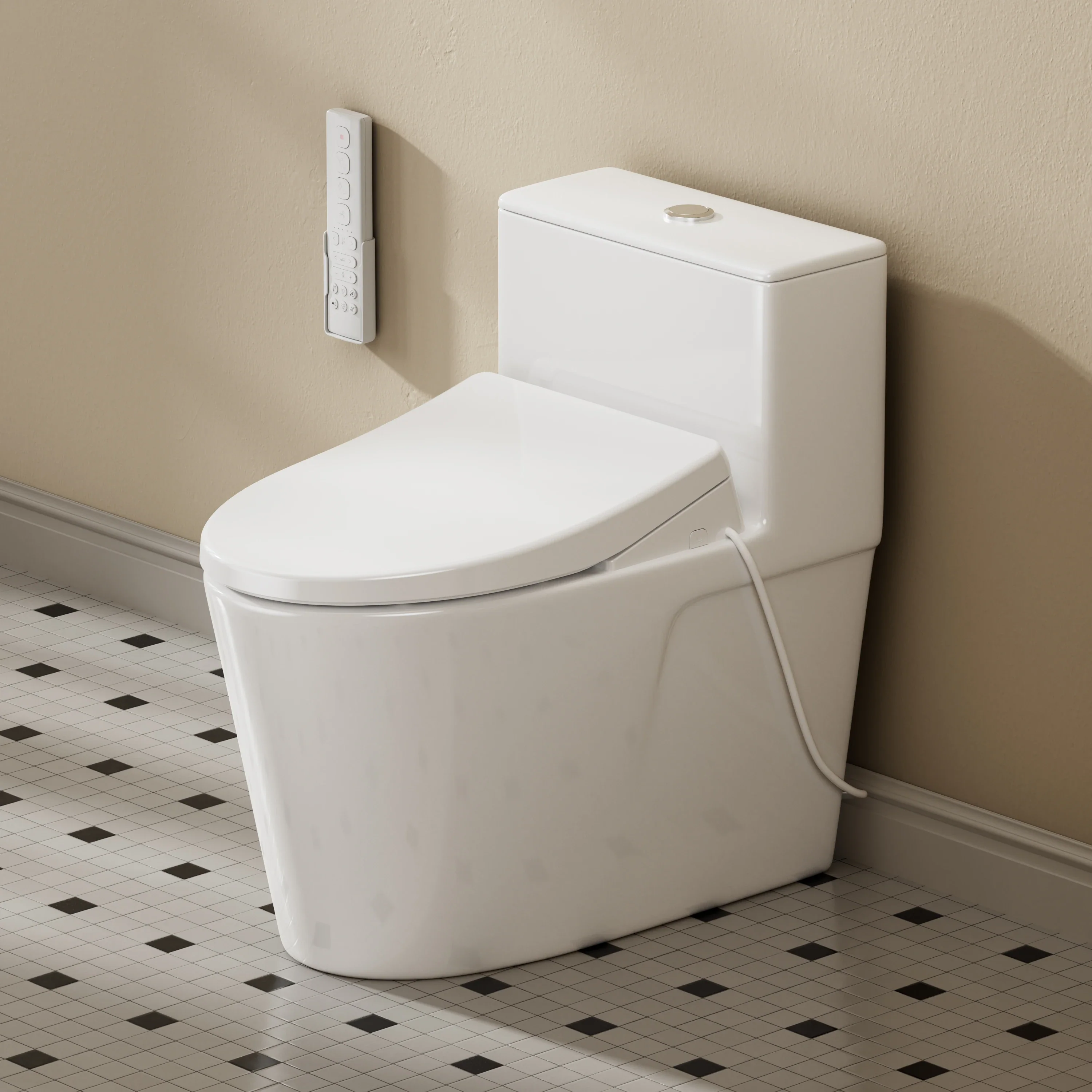 CASTA DIVA CD-Y020 – Electric Bidet Toilet with Heated Seat, Warm Water Wash & Warm Air Dryer - Image 3