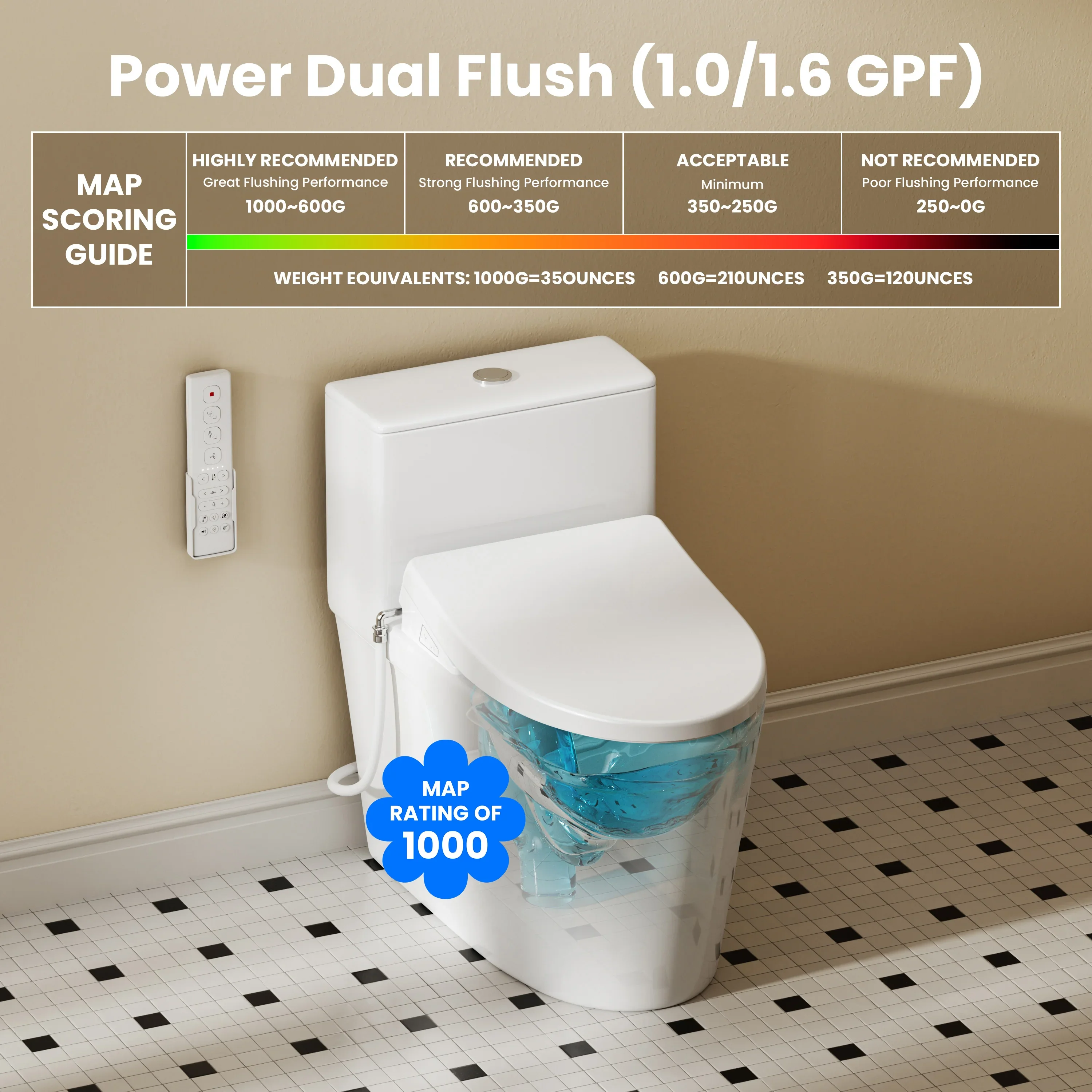 CASTA DIVA CD-Y020 – Electric Bidet Toilet with Heated Seat, Warm Water Wash & Warm Air Dryer - Image 4