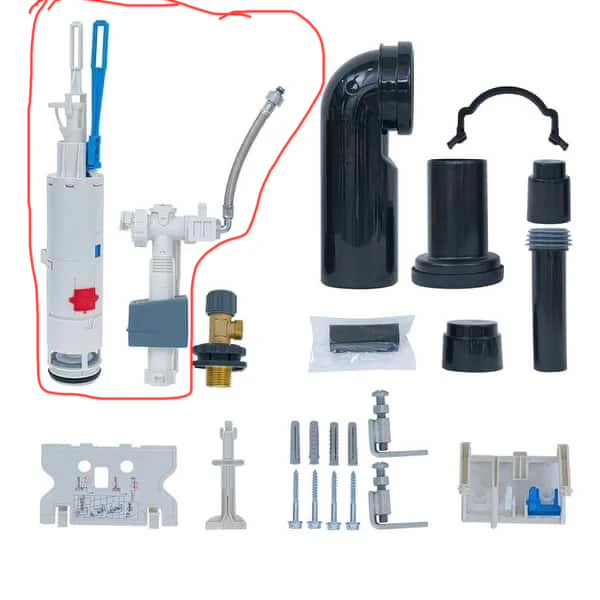 CASTA DIVA WK304 Flush Valve & Inlet Valve (Replacement Parts)